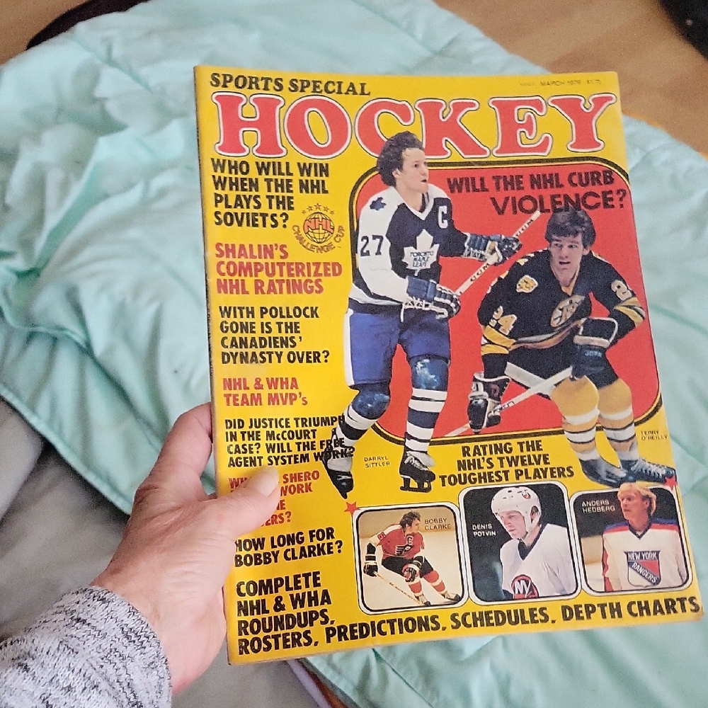1979 Vintage Sports Special Hockey Magazine